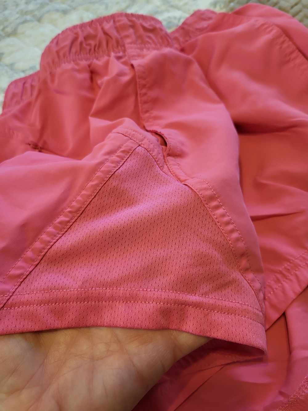 Athletic Works Coral Pink Women's Athletic Shorts - Picture 3 of 7